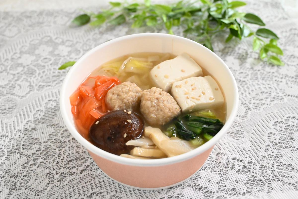 1食分野菜の大きな塩ちゃんこスープ