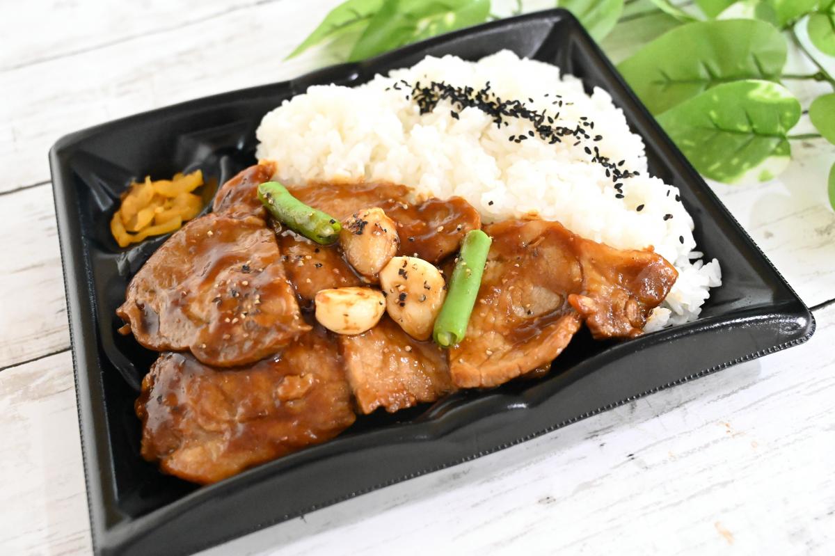 トンテキ風ソースの豚ロース焼き弁当