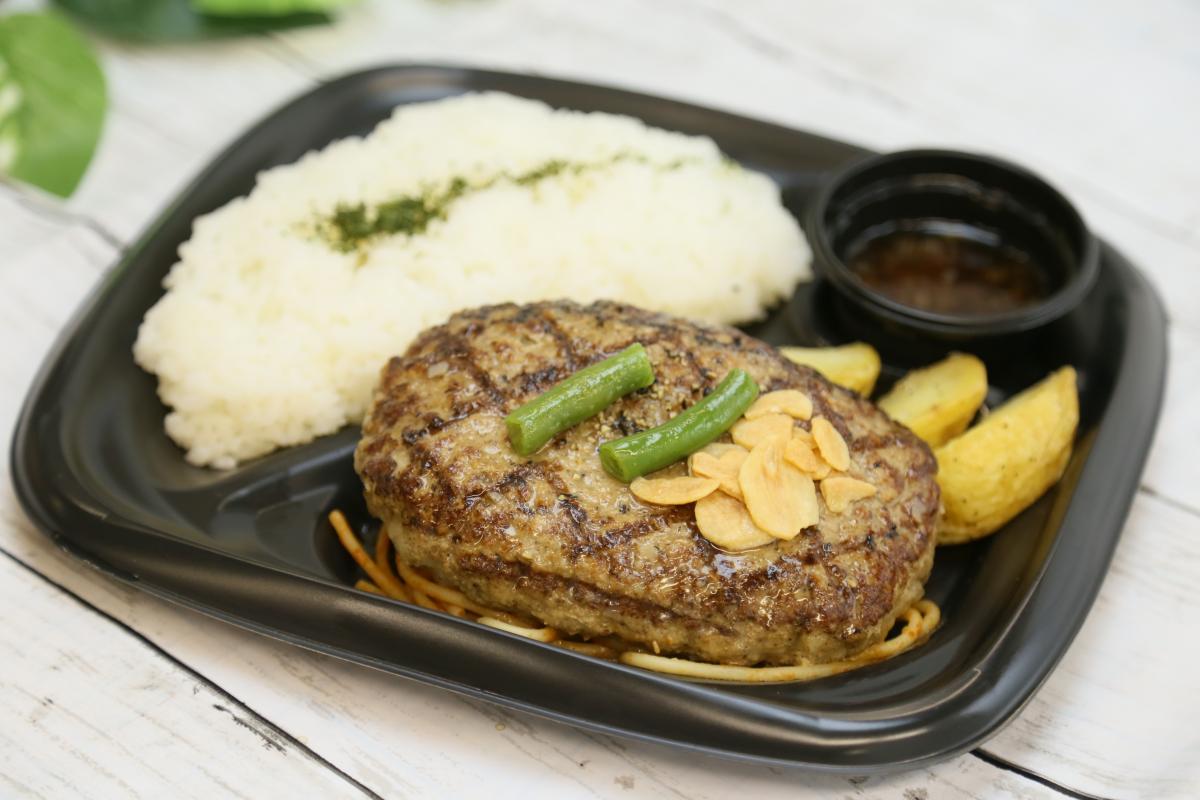 ソースが旨い!ハンバーグ弁当